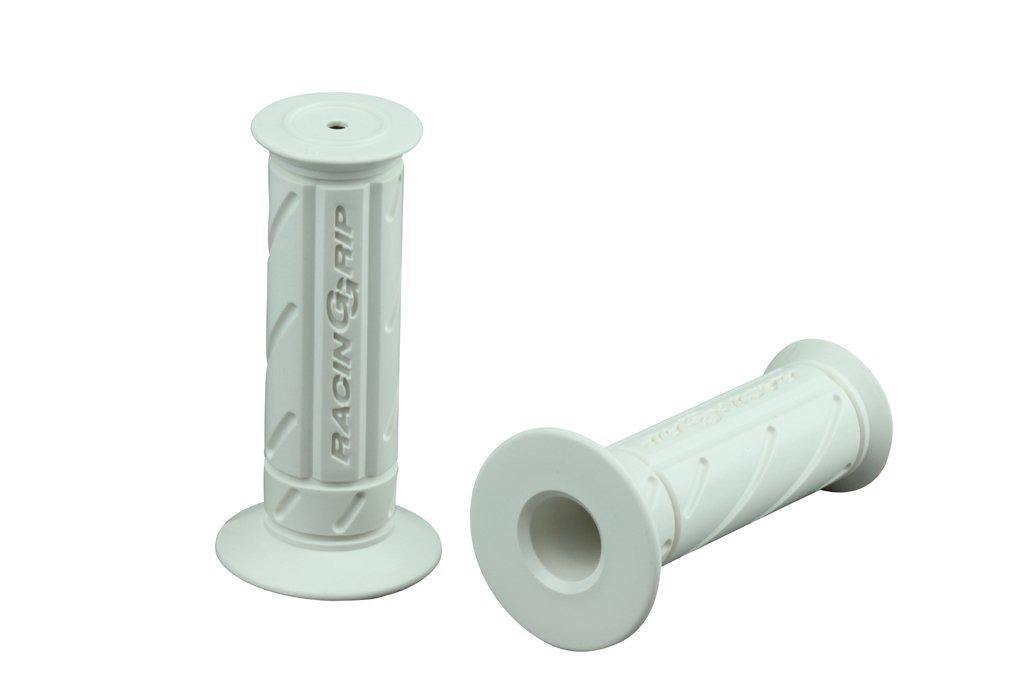 

POSH 811465 Мини-гоночные грипсы, закрытый конец, диаметр ручки 0,9 дюйма (22,2 мм), белый белый