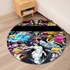 Overlord Printed Round Rug Carpet Chair Rug Area Rug Entryway Doormats,for Office Chair Living Room Bedroom Kitchen Room.