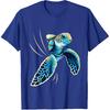 Sneaking Turtle - Zoologist Zookeeper Beach Ocean Sea Lover T-Shirt