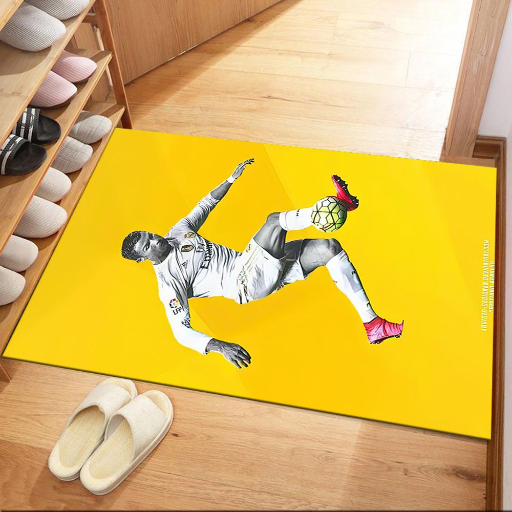 Cristiano Ronaldo Area Rug Perfect For Entryway Game Room Outdoor Study Room Antislip Carpet Office Home Decor Perfect Birthdaychristmas Gift Idea