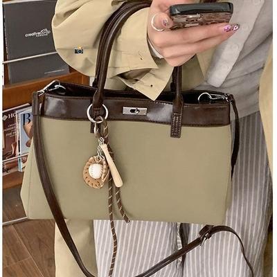 Niche Handbag Women's Autumn New Trendy Fashion Retro Commuter Bag Shoulder Messenger Bag