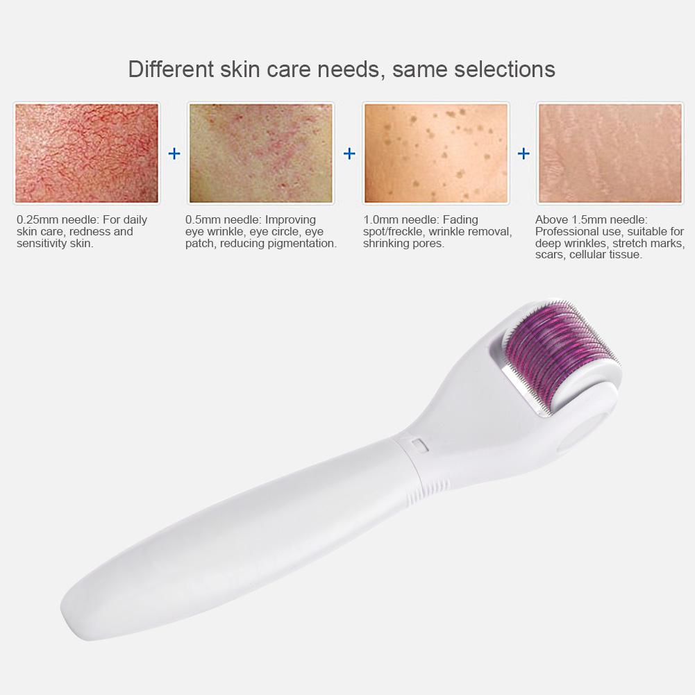 6 IN 1 Derma Roller 12  300  720  1200 Micro Needles Facial Body Skin Beauty Scar Therapy