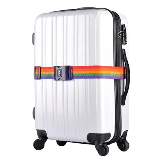 Luggage Suitcase Secure Belt Strap Coded Lock Safe Nylon Packing Belt Password