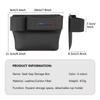 EYAG3 For BMW Removable Car Seat Side Gap Filler Storage Box Auto Accessories E91 E92 E93 E60 F10 F30 E39 E36 E87 X3 X5 E70 E46 E90