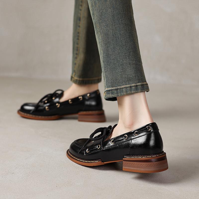 Fashion 2025 New Spring Women Pumps Shoes for Women French Round Toe Low Heel Loafers Chunky Heels Ladies Shoes Gladiator Oxford Shoes