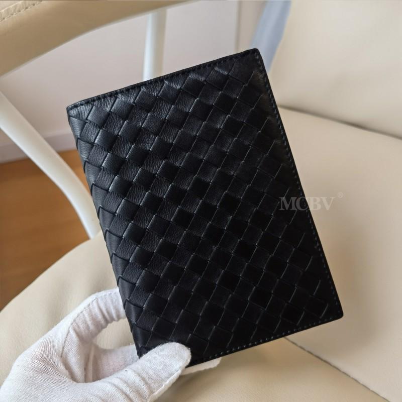 Genuine Leather Handwoven Passport Holder Card