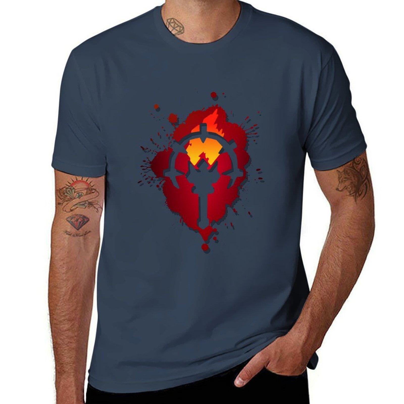 Day Gift Red Hook Darkest Dungeon Splatter Gradient Cool Gift TShirt Basic Short Sleeve TShirt for Unisex S