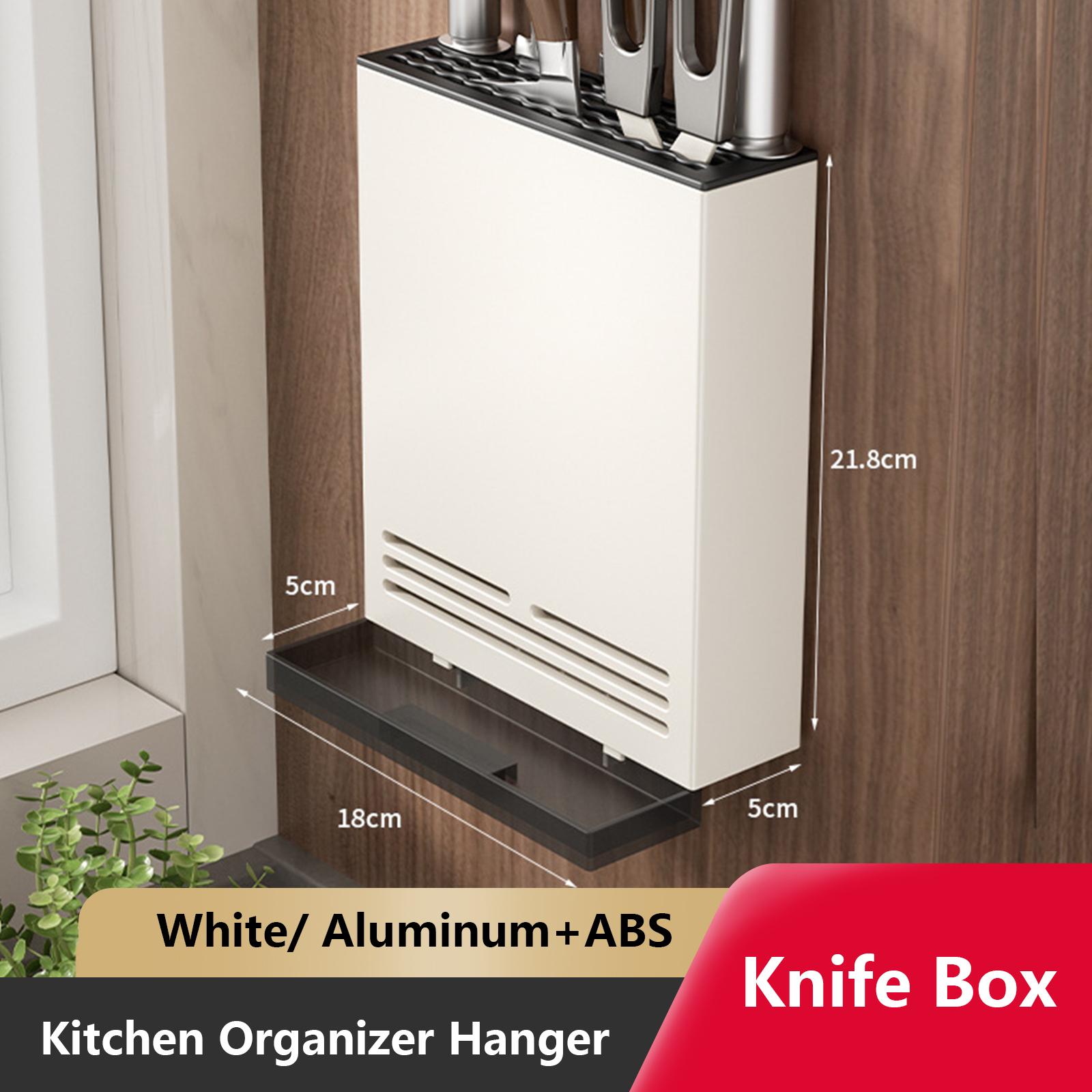 

Кухонный держатель для ножей, настенный органайзер, подставка для ложек и палочек для еды, подвесные органайзеры из алюминия