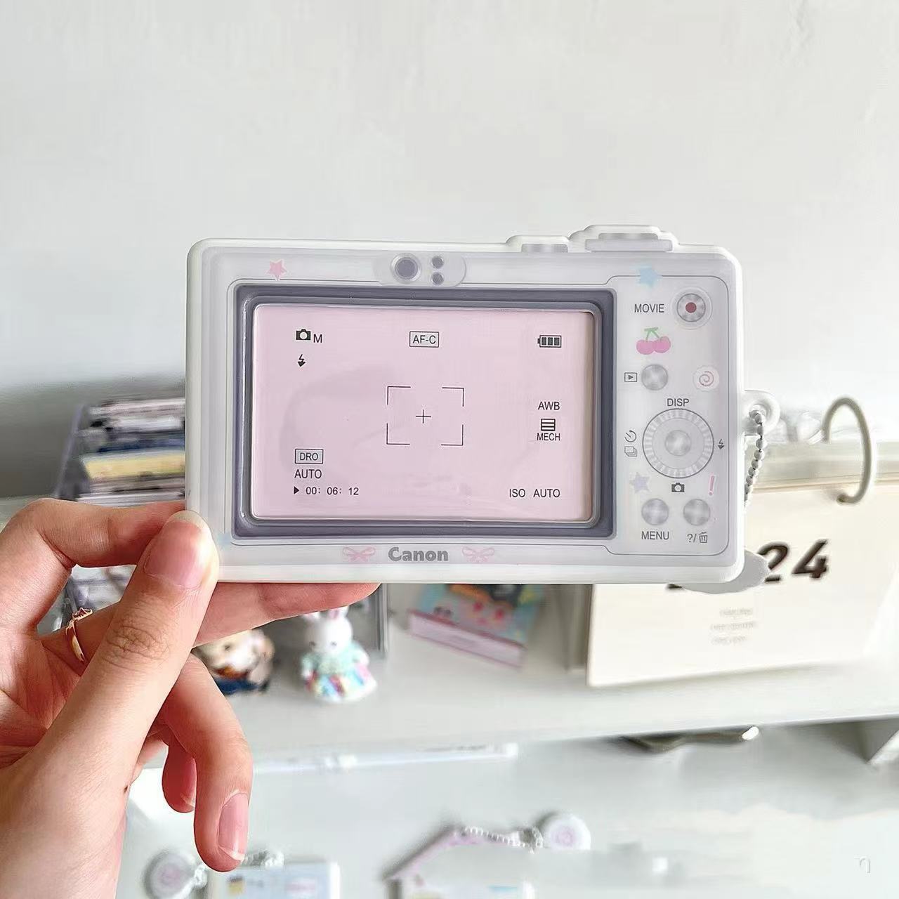 

1 шт. милый мобильный телефон камера дом форма ПВХ держатель для карт Kpop 3-дюймовый дисплей для фотокарт подвеска для рюкзака брелок