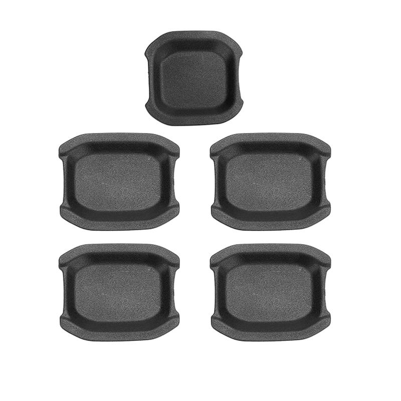 5pcs/Set Car Door Handle Bowl Decor Cover Sticker Exterior Cup Trim For Jeep Wrangler JL 4-Door 2018 -2025