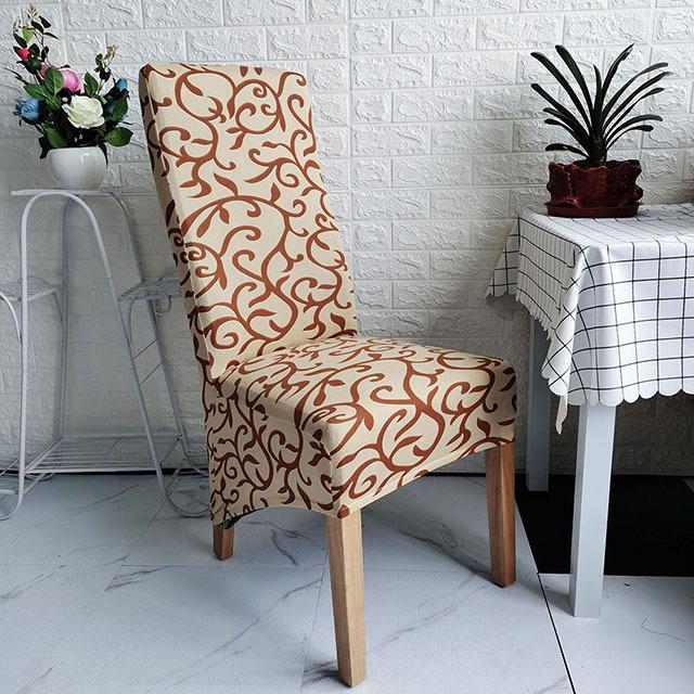 Airldianer Long Back Chair Cover Europe Style Big Size Seat Chair Covers Restaurant Hotel Party Banquet Slipcovers