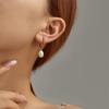 Light Luxury Simple Freshwater Pearl Earrings, Rings, Premium Earrings, Women's Stainless Steel Gold Earrings Ins