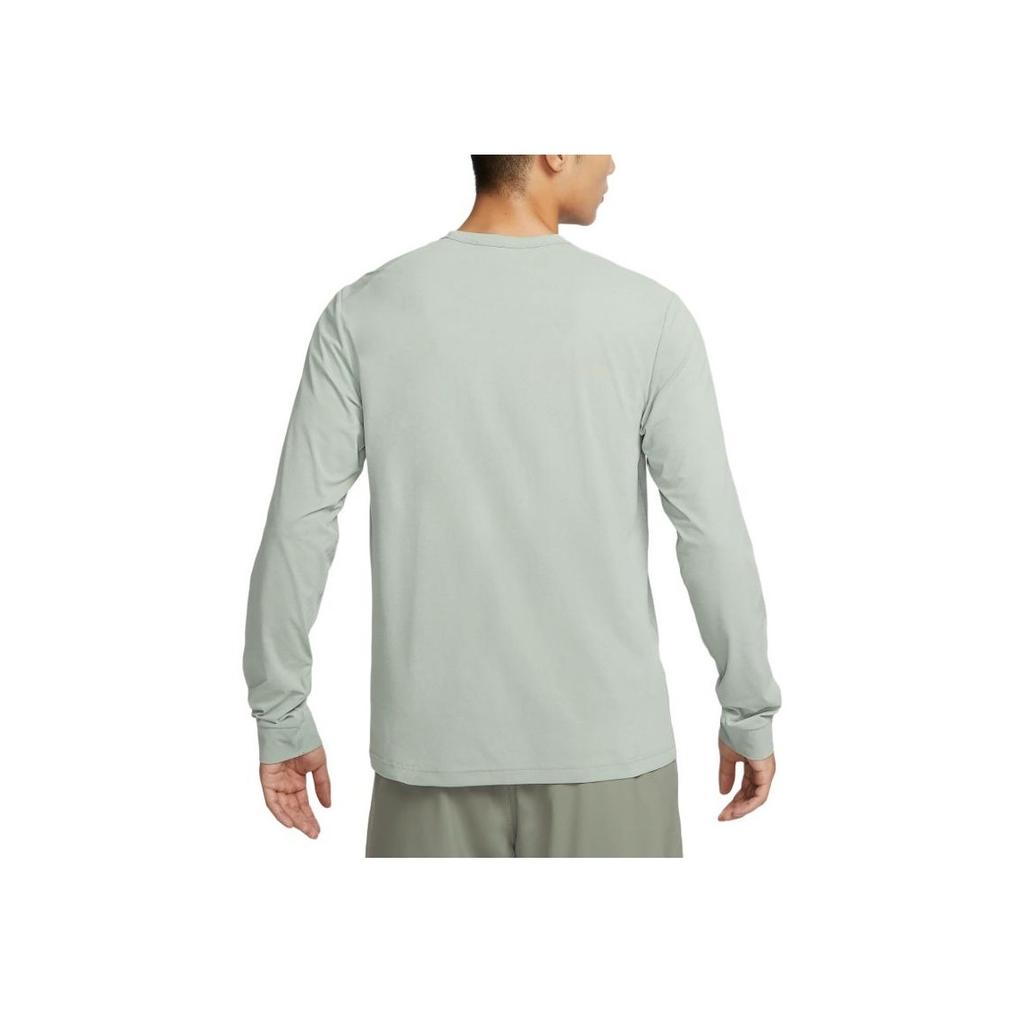 Nike Dri-Fit UV Soft Comfortable Crew Neck Long Sleeve T-Shirt Men Tops Light-Green FB8584-370
