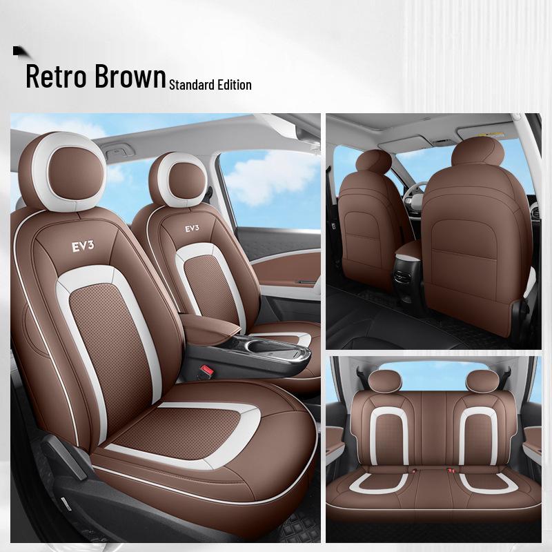 2024 JAC Yiwei 3 Full Leather Car Seat Cover, Four Seasons Universal, Full Surround Design