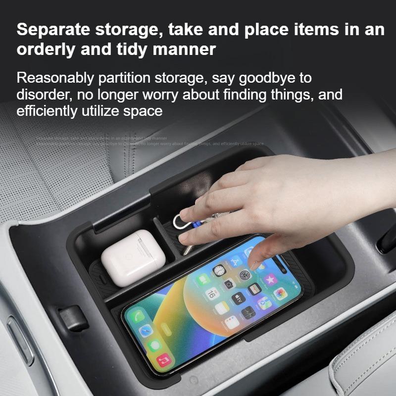 For Leapmotor B10 2025~2026 Wireless Charging Pad Silicone Anti-Slip Mats Auto Interior Anti Dirt Pad Accessiories For Leapmotor
