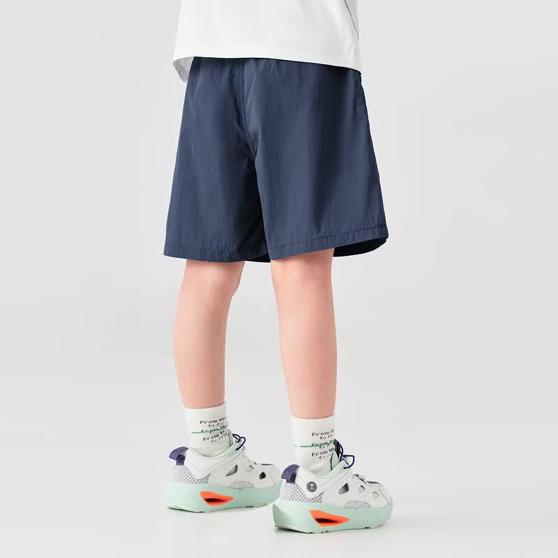Boy's Quick-Dry Zipper Pocket Athletic Shorts