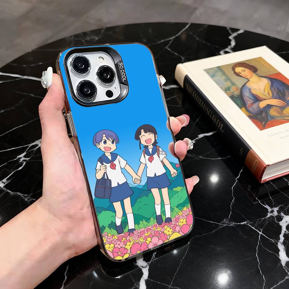 C-CITY Girls THE A-ANIMATION-cta Phone Case For iPhone 17,16,15,14,13,12,11 Plus,Pro Max,XS,Colored Silver Plated Inside Cover