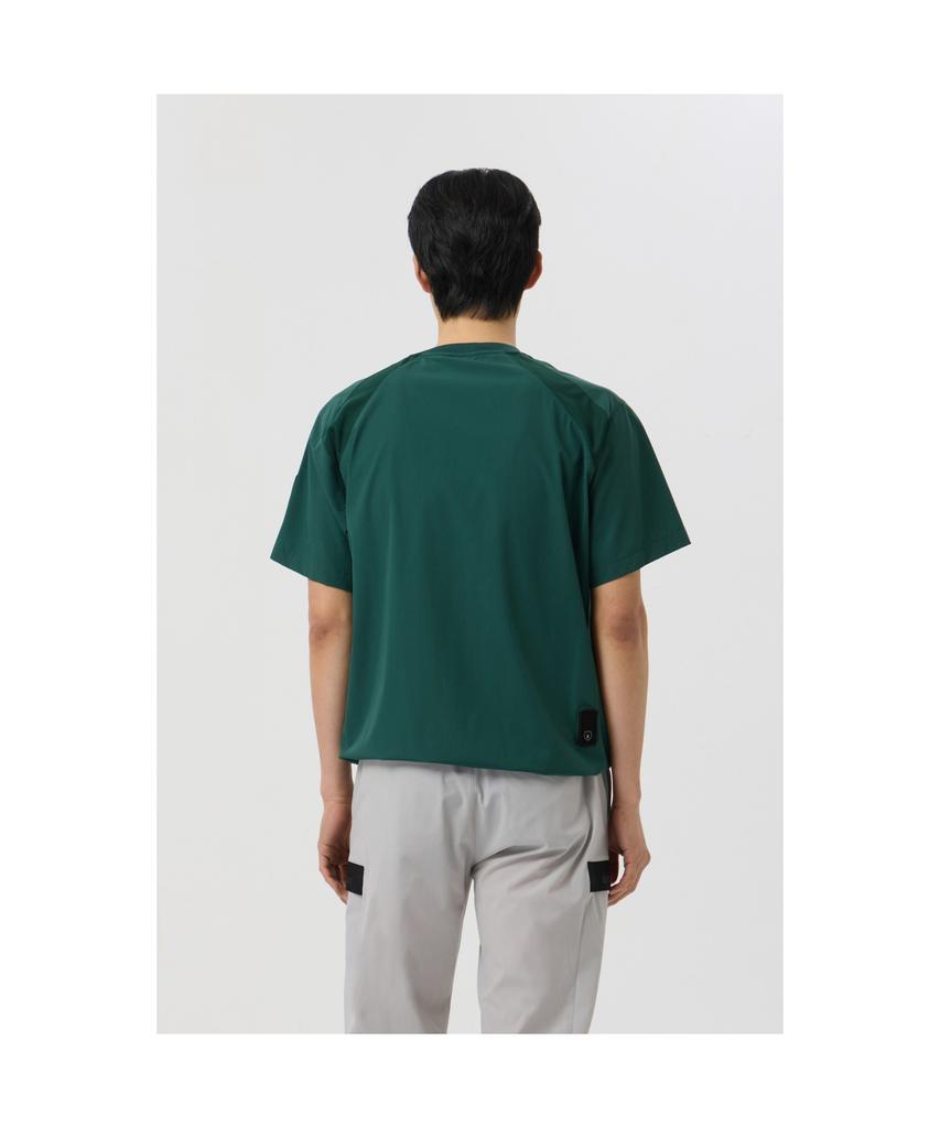 Goldeunbeeo Stretchable Woven Crewneck Sweatshirt_G4Tam25141Grx