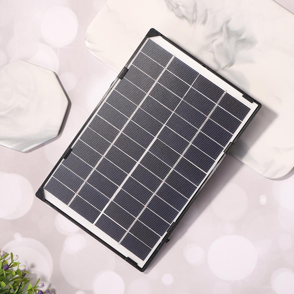 6W 12V DC5521 Camera Solar Panel Outdoor Home Surveillance Lighting Charger Kit