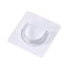 4 Pcs Transparent Adhesive Curtain Rod Brackets No Drilling Strong Load Bearing For Bathroom Bedroom Home Use