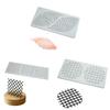 Tappetino in Pizzo con Motivo a Rete da Pesca Vuota, Stampo per Embossing Fondant, Stampo Decorazione Torta, Stampo in Silicone per Fondant, Facile da Usare