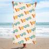 Microfiber Terry Cloth Digital Printing Fashion Pattern Beach Towel Bath Towel Seaside Blanket Shawl Sweat Towel