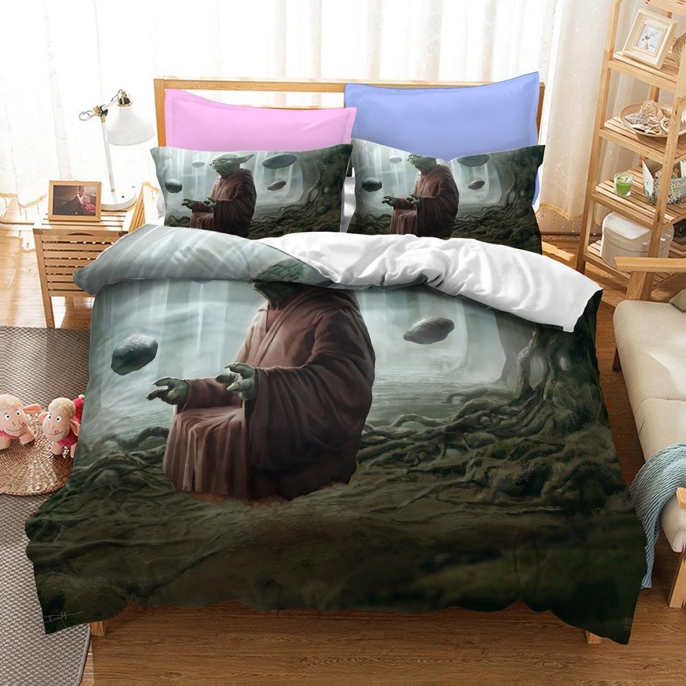 

Bedding Kit Yoda Master Series Size Three-Piece Quilt Cover EU King 240x220cm