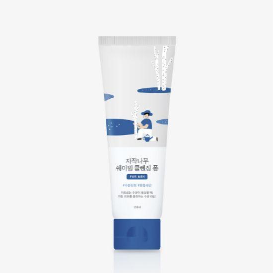 ROUND LAB For Men Birch Juice Shaving Cleansing Foam Hydrating & Soothing 120ml