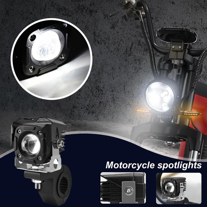 Motorcycle Driving Lights External Driving Modified Spotlight Thick Aluminum Design Riding Equipment For Golf Cart SUV ATV Truck
