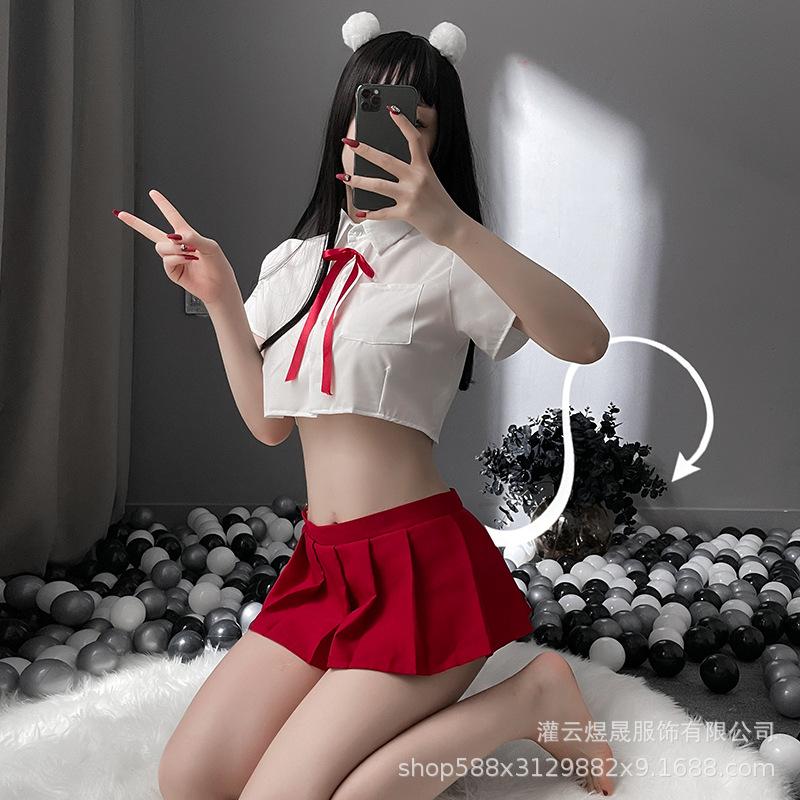 Brand Sexy Sexy Japanese Plaid Pure Student Wear JK Uniform Pleated Skirt Set