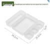 Multi-Use Partitioned Storage Box for Stationery, Utensils, and Kitchen Tools