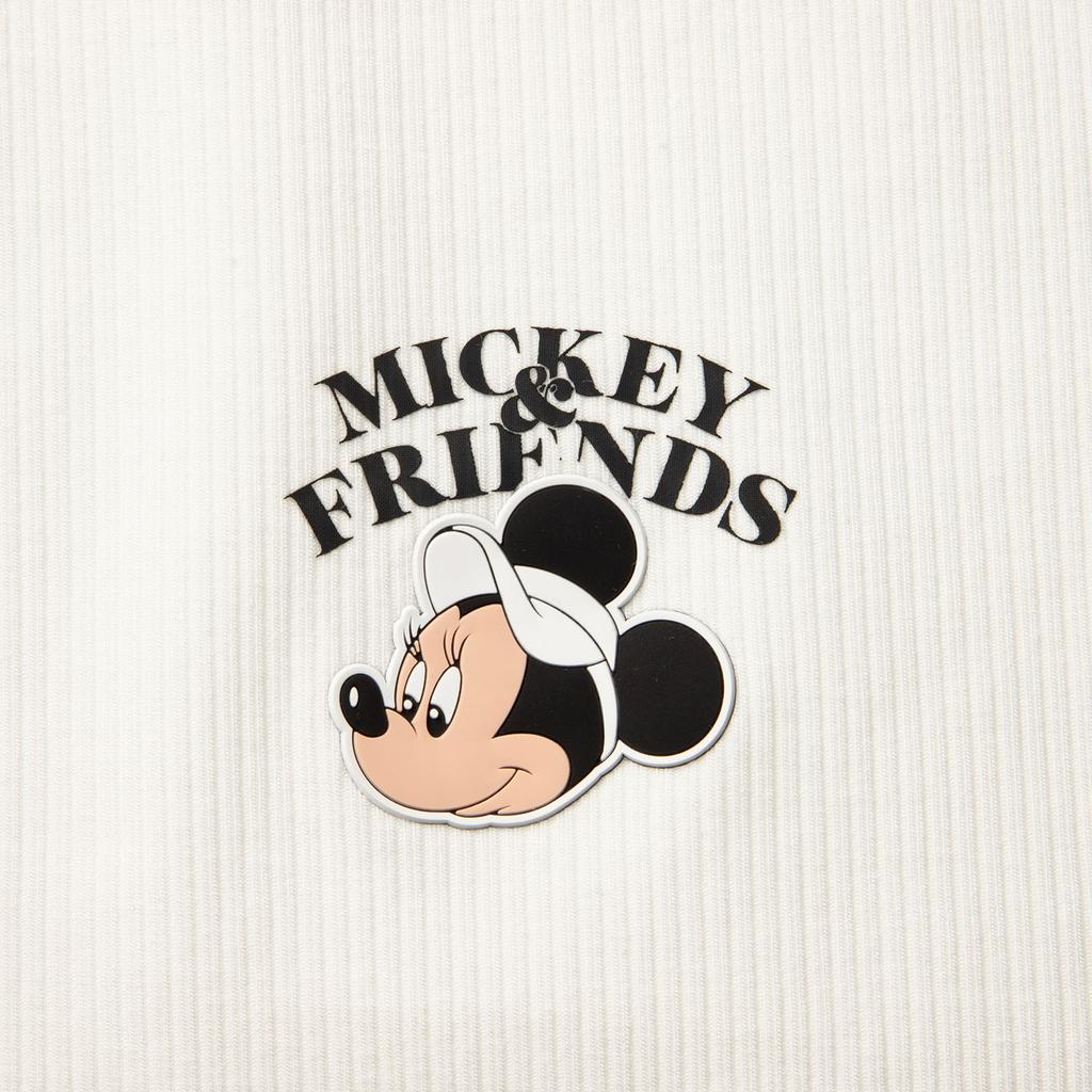 Li Ning X Disney Mickey Collaboration Sports Lifestyle Series Casual Simple Slim Fit Color Block Round Neck Pullover Short Sleeve T-Shirt AHSV800-1