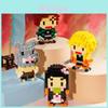 Demon Slayer Miniature Building Blocks Creative Assembled Cartoon Toy Puzzle