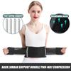 1Pcs Adjustable Double Pull Lumbar Support Lower Brace Waist Band,Unisex Back Belt Lumbar Pain Relief