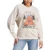 adidas Originals Women's Bear Graphic Crewneck Sweatshirt Off White IL2426
