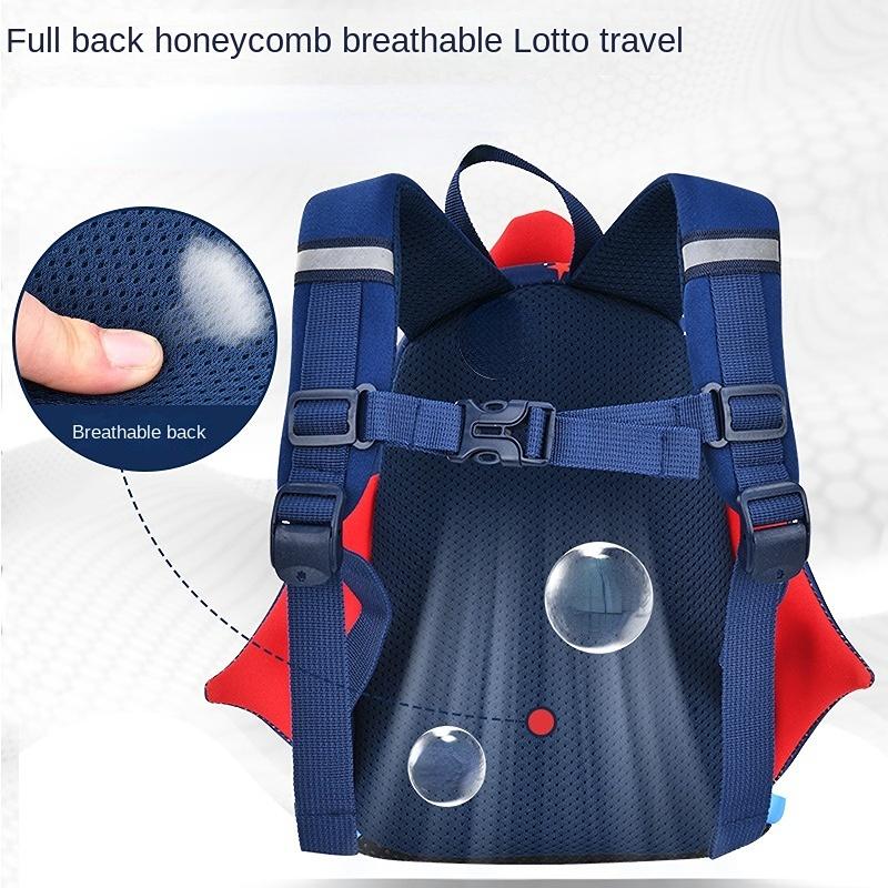 Children's Small Schoolbag Cute Cartoon Kindergarten Schoolbag 3-6 Year Old Children's Gift Rocket Backpack