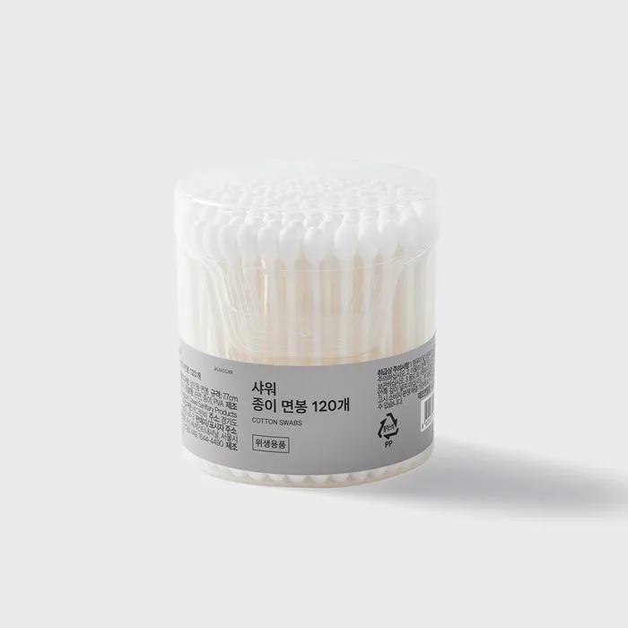 [JAJU] Shower Paper Cotton Swab 120 pcs