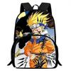 NARUTO Anime Kids Backpack Adjustable Shoulder Strap Front Pocket Lightweight Durable School Backpack For Boys Girls Age 6-10