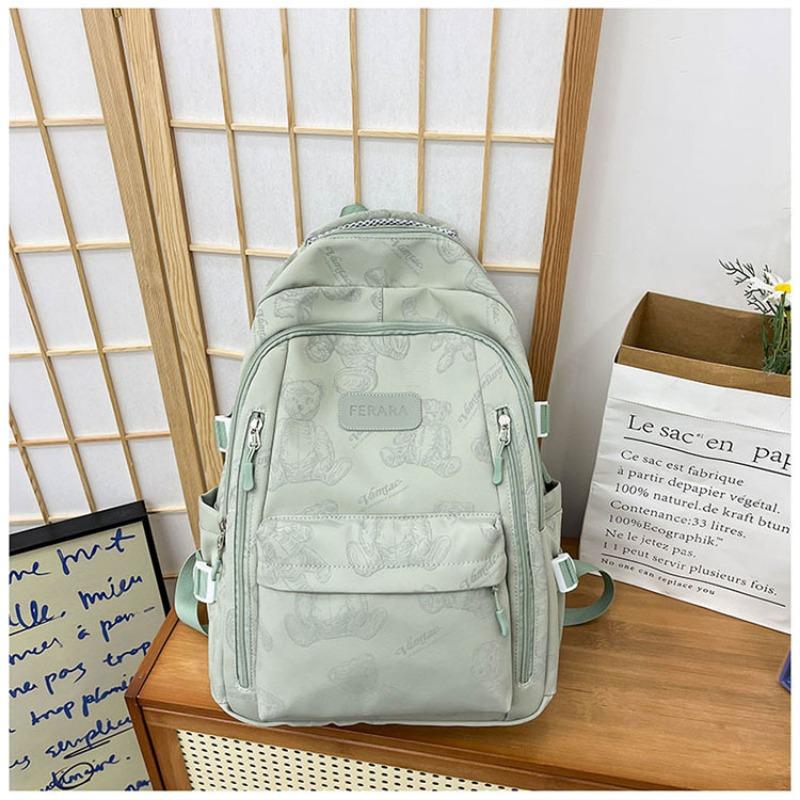Der neue Schulranzen ist hochwertig, frisch und süß, niedlicher Bärenrucksack, leichter und großvolumiger Rucksack für Junior- und Highschool-Schüler.