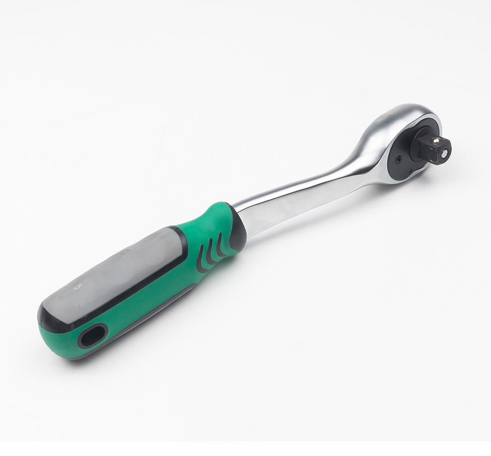 Pioneering Industrial-Grade Auto Repair Kit: Chrome Vanadium Steel Sockets & Ratchet Wrench Set for Mechanics