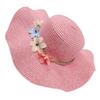 Women Girls Beach Floppy Foldable Sun Hat Wide Brim Straw