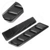 Car Hood Air Intake Louver Panel Engine ABS Cooling Vent Cover Trim AccessoryGlossy Black