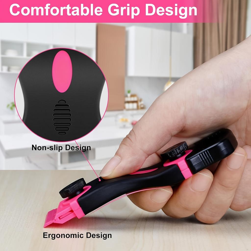 One Set, Adhesive Removal Scraper,glass Scraper,1 Double-headed Scraper + 10 Metal Blades + 10 Plastic Blades,scraper Tool,used for Windows,cleaning