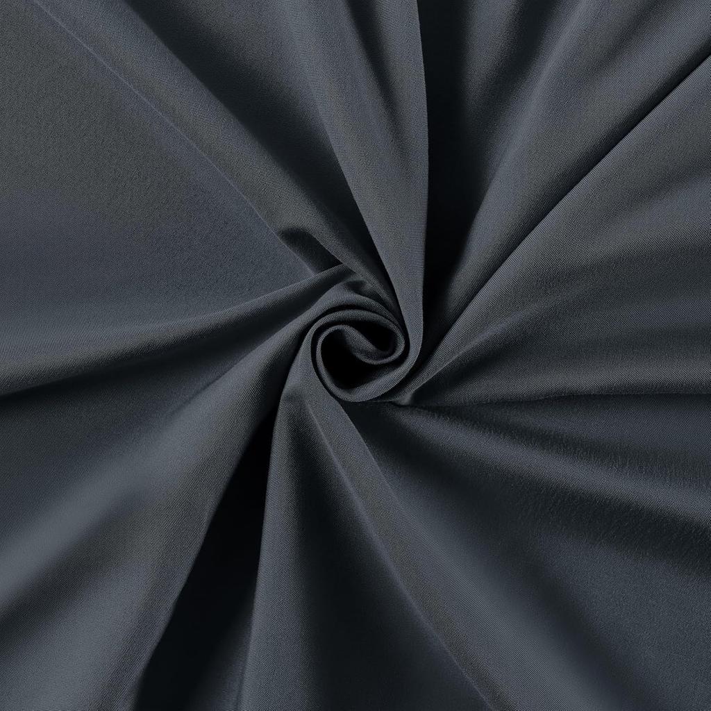 VACVELT Cot Fitted Sheet, 31 x 75 Inch Charcoal Black Cot Sheets, Ultra Soft and Breathable Microfiber Bed Cover Snug Fit for Narrow Twin/RV