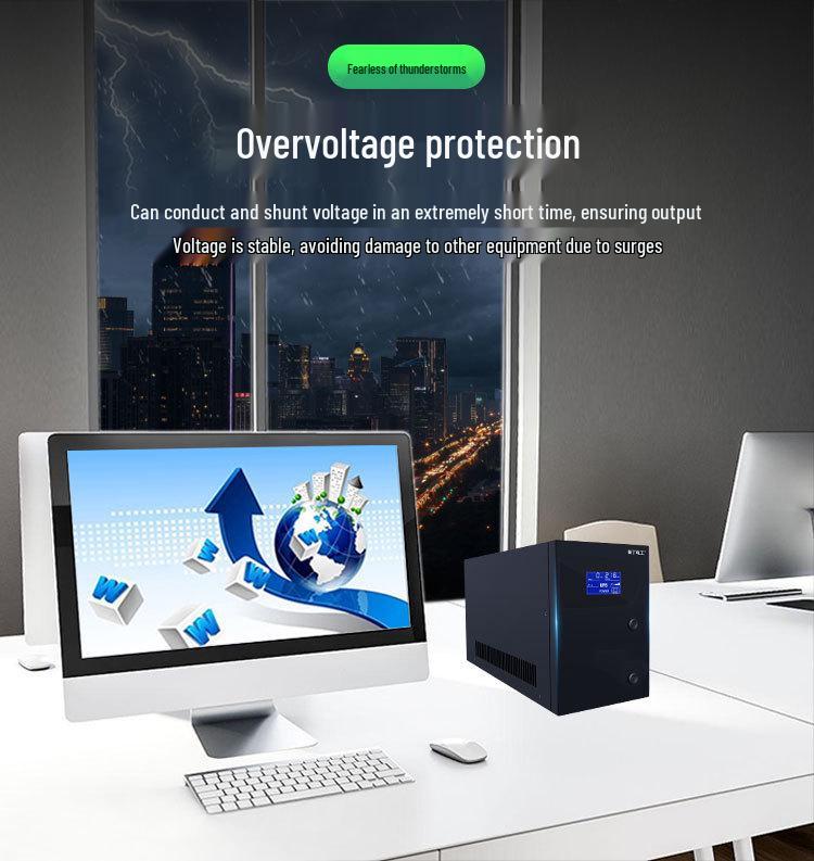 3kVA 1800W Standby UPS with Smart Voltage Stabilization and Overload/Short Circuit Protection