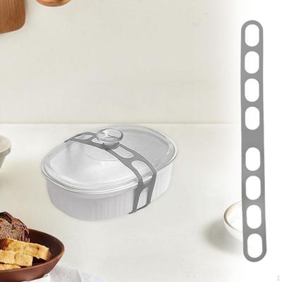 Lid Latch Elastic Lightweight Universal Tie Attachment Securing Strap Reusable for Casserole Pan