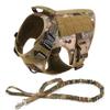 Large Dog Collar Dog Harness And Leash Set Pet Vest Tactical German Shepherd Harnesses For Small Dogs