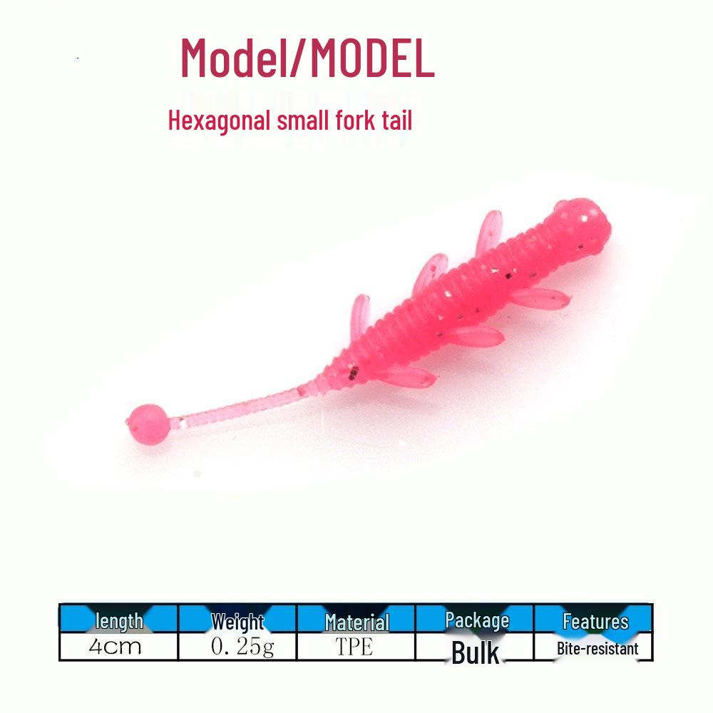 Mini Miękka Przynęta Korzeń Wędkarski: Ultra-Mały Micro Minnow do Drop Shot, Sztuczna Przynęta Rybka z TPE