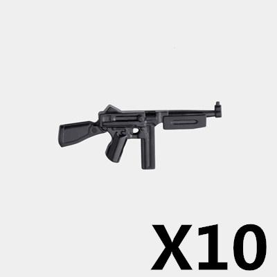 Militärwaffen MOC Bausteine Figuren Soldat US Sowjetischer Gewehr Mini-Kanone Raketenwerfer MG42 RPG Kugel Spielzeug Geschenk K022