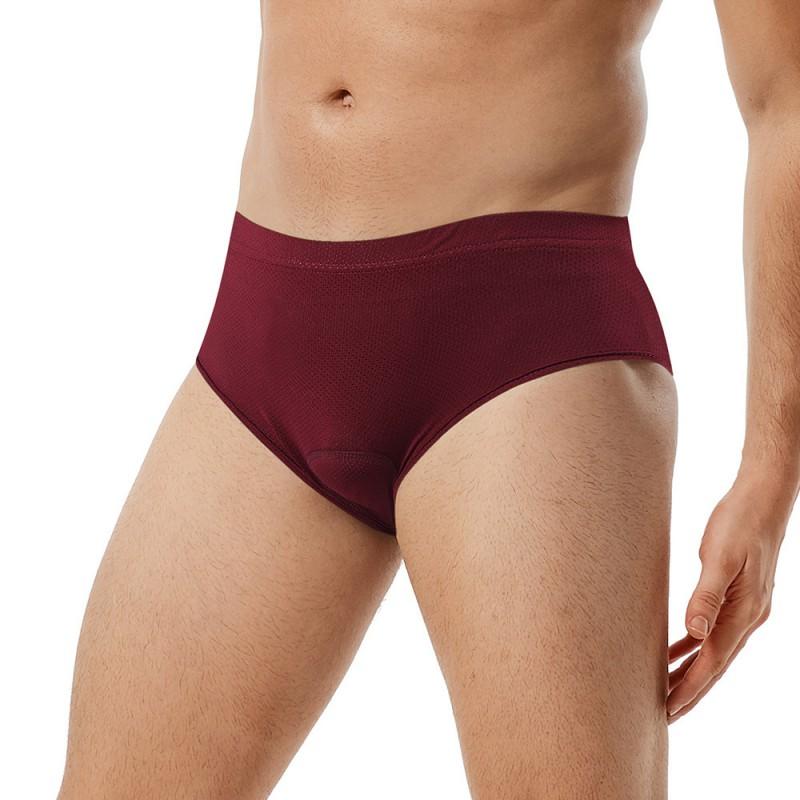Slip da Ciclismo da Uomo con Imbottitura in Gel Traspiranti Asciugatura Rapida Compressione Biancheria Intima Bici da Strada Mountain Bike